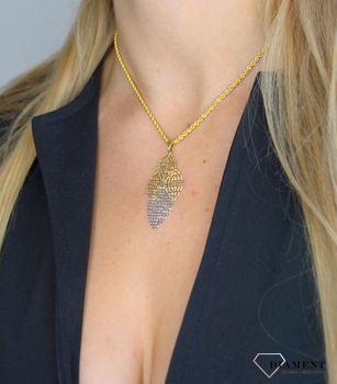 Łańcuszek ze złota 585 'Poskręcany splot' o szerokości 2 mm, złote łańcuszki damskie, łańcuszki apart (2).JPG